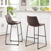 Faux Leather Bar Stools, Set Of 2-Kirkland's Home New