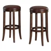 Faux Leather Bar Stools, Set Of 2-Kirkland's Home Cheap