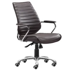Faux Leather Channeled Office Chair-Kirkland's Home Best