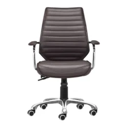 Faux Leather Channeled Office Chair-Kirkland's Home Best