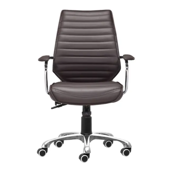 Faux Leather Channeled Office Chair-Kirkland's Home Best