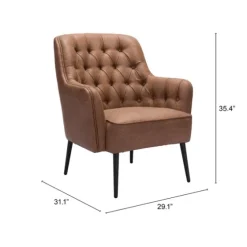 Faux Leather Classic Accent Chair-Kirkland's Home Flash Sale