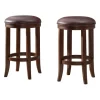 Faux Leather Counter Stools, Set Of 2-Kirkland's Home Fashion