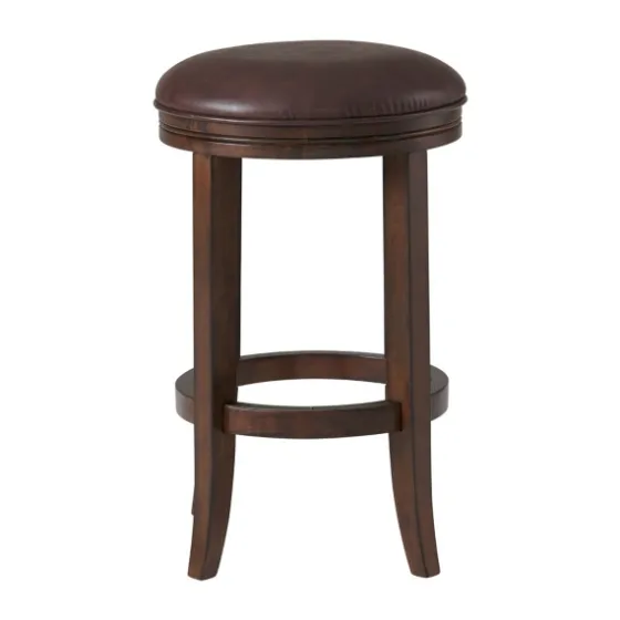 Faux Leather Counter Stools, Set Of 2-Kirkland's Home Fashion