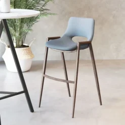 Faux Leather Cutout Bar Stools, Set Of 2-Kirkland's Home Hot