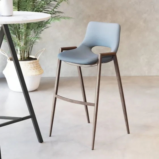 Faux Leather Cutout Bar Stools, Set Of 2-Kirkland's Home Hot