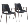 Faux Leather Cutout Dining Chairs, Set Of 2-Kirkland's Home Online