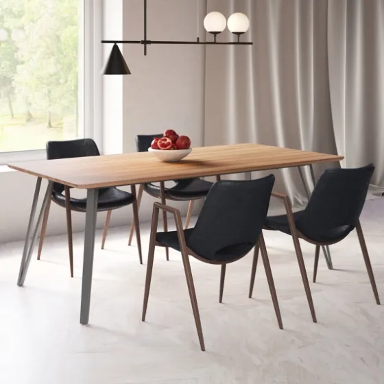 Faux Leather Cutout Dining Chairs, Set Of 2-Kirkland's Home Online