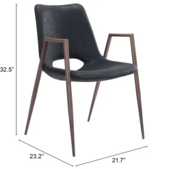 Faux Leather Cutout Dining Chairs, Set Of 2-Kirkland's Home Online