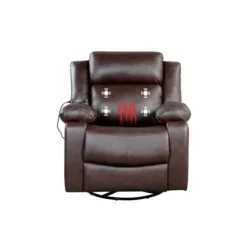 Faux Leather Heated Massage Recliner-Kirkland's Home Clearance