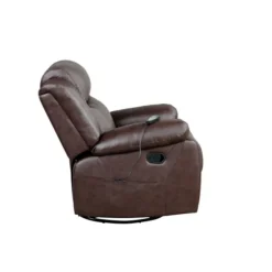 Faux Leather Heated Massage Recliner-Kirkland's Home Clearance