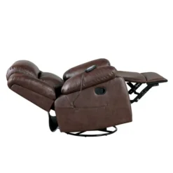 Faux Leather Heated Massage Recliner-Kirkland's Home Clearance