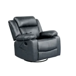 Faux Leather Heated Massage Recliner-Kirkland's Home Hot