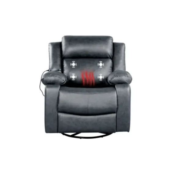 Faux Leather Heated Massage Recliner-Kirkland's Home Hot
