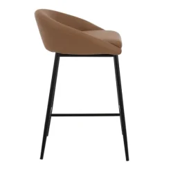 Faux Leather Low Counter Stools, Set Of 2-Kirkland's Home Hot