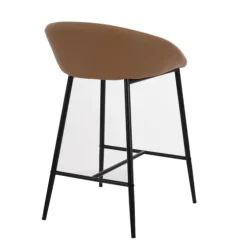 Faux Leather Low Counter Stools, Set Of 2-Kirkland's Home Hot