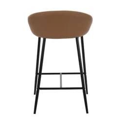 Faux Leather Low Counter Stools, Set Of 2-Kirkland's Home Hot
