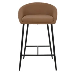 Faux Leather Low Counter Stools, Set Of 2-Kirkland's Home Hot