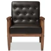 Faux Leather Mid-Century Modern Accent Chair-Kirkland's Home New