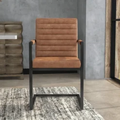 Faux Leather Modern Accent Chairs, Set Of 2-Kirkland's Home Online