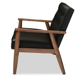 Faux Leather Modern 2-Seat Loveseat-Kirkland's Home Cheap