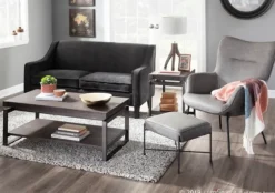 Faux Leather 2-Pc. Chair And Ottoman Set-Kirkland's Home Cheap