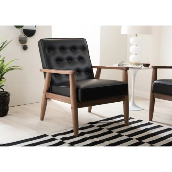 Faux Leather Sawyer Accent Chair-Kirkland's Home Hot