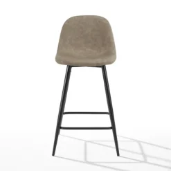 Faux Leather Slope Counter Stools, Set Of 2-Kirkland's Home Sale
