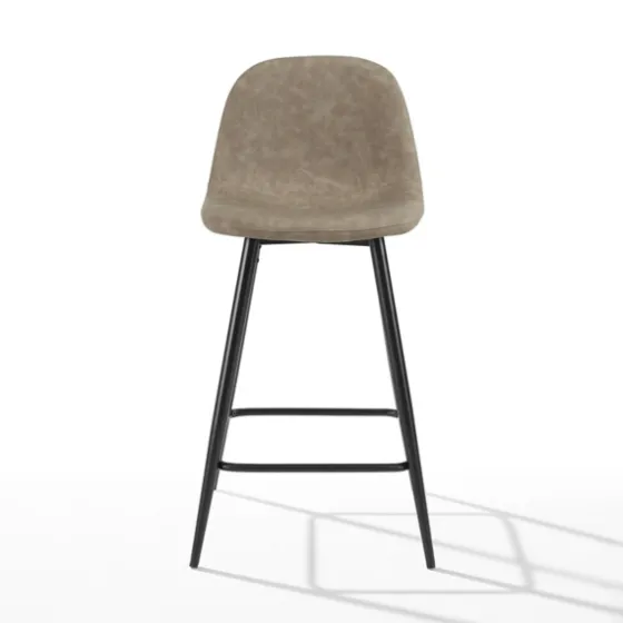 Faux Leather Slope Counter Stools, Set Of 2-Kirkland's Home Sale