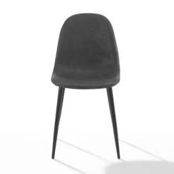 Faux Leather Slope Dining Chairs, Set Of 2-Kirkland's Home Cheap