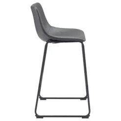 Faux Leather Sloped Bar Stools, Set Of 2-Kirkland's Home Store