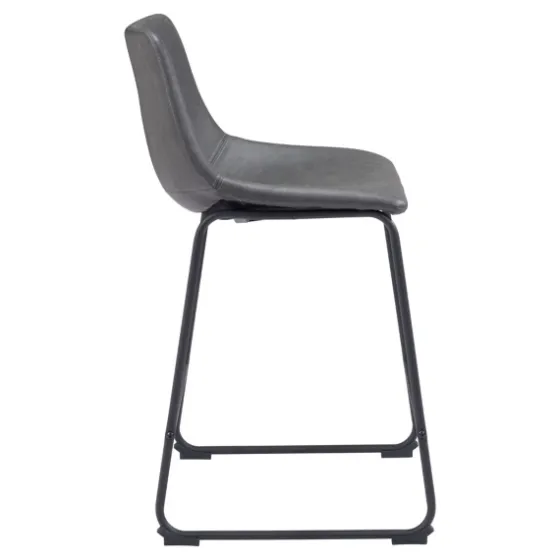Faux Leather Sloped Counter Stools, Set Of 2-Kirkland's Home Fashion