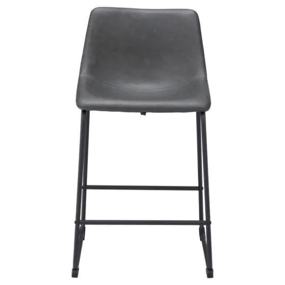 Faux Leather Sloped Counter Stools, Set Of 2-Kirkland's Home Fashion