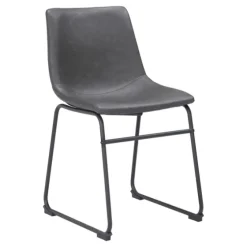 Faux Leather Sloped Dining Chairs, Set Of 2-Kirkland's Home Fashion