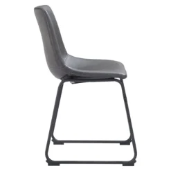 Faux Leather Sloped Dining Chairs, Set Of 2-Kirkland's Home Fashion
