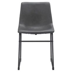 Faux Leather Sloped Dining Chairs, Set Of 2-Kirkland's Home Fashion