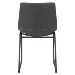 Faux Leather Sloped Dining Chairs, Set Of 2-Kirkland's Home Fashion