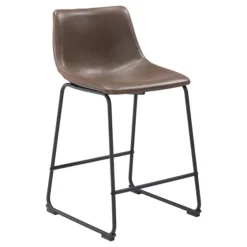 Faux Leather Sloped 2-Pc. Counter Stool Set-Kirkland's Home Fashion