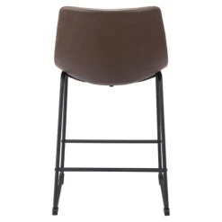 Faux Leather Sloped 2-Pc. Counter Stool Set-Kirkland's Home Fashion