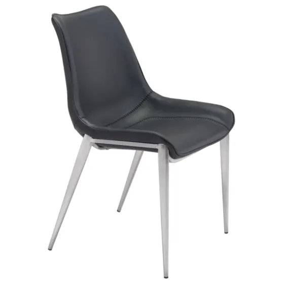 Faux Leather Stitch Dining Chairs, Set Of 2-Kirkland's Home Discount