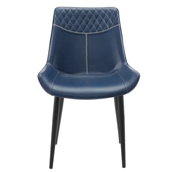 Faux Leather Stitched Chairs, Set Of 2-Kirkland's Home Clearance