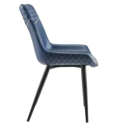 Faux Leather Stitched Chairs, Set Of 2-Kirkland's Home Clearance