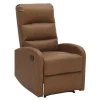 Faux Leather Upholstered Slim Recliner-Kirkland's Home Best Sale