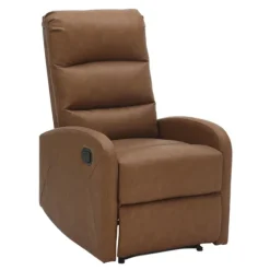 Faux Leather Upholstered Slim Recliner-Kirkland's Home Best Sale