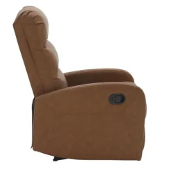 Faux Leather Upholstered Slim Recliner-Kirkland's Home Best Sale