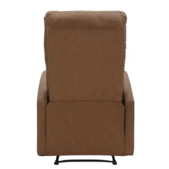 Faux Leather Upholstered Slim Recliner-Kirkland's Home Best Sale