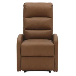 Faux Leather Upholstered Slim Recliner-Kirkland's Home Best Sale