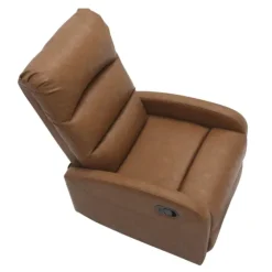 Faux Leather Upholstered Slim Recliner-Kirkland's Home Best Sale