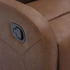 Faux Leather Upholstered Slim Recliner-Kirkland's Home Best Sale