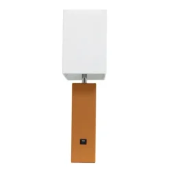 Faux Leather Usb Table Lamp-Kirkland's Home Shop